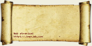 Mina Kalinić vizit kartica